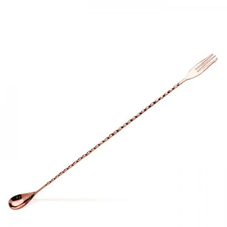 Bar Spoon Trident 40 Cm Rame Lumian