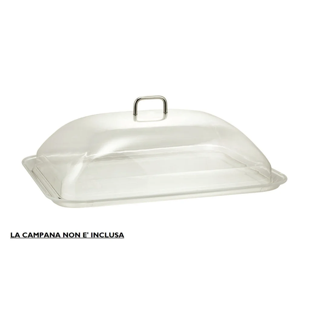 Vassoio Rettangolare 51x38 cm Policarbonato Ilsa