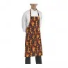 Grembiule Pettorina Flames Egochef