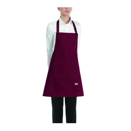 Grembiule Pettorina Short Bordeaux Egochef
