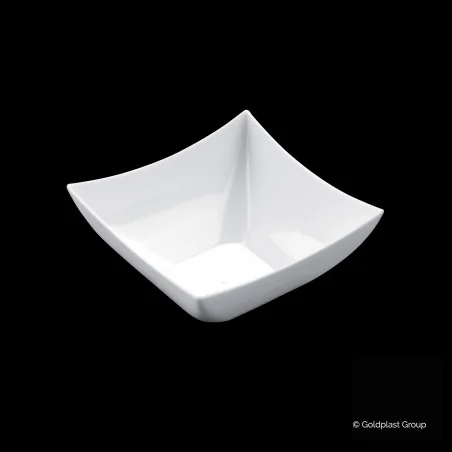 Coppetta Mini Quadrata Bianca 25 pz per Finger Food Gold Plast