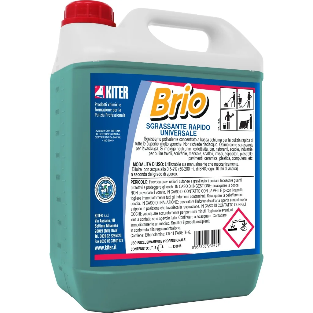 Brio Sgrassante Universale Rapido 5lt KITER