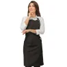 Grembiule Champagne Nero Pol/cot Isacco