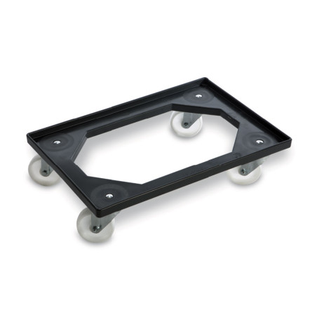 Carrello X Box Cassette Service Grigliato C/ruote GIGANPLAST