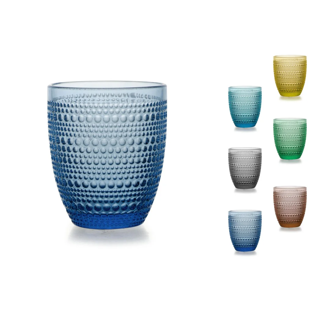 Set 6 Bicchieri Acqua Luxury Colorati 32,5 cl