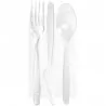 Tris Trasparenti Lux Forchetta/Coltello/Cucchiaio 500 pz DT