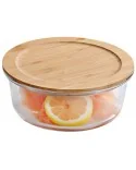 Contenitore In Vetro + Coperchio Bambu 17x7 KESPER