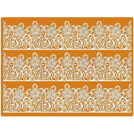 TAPPETO 30X40 X PASTA DI ZUCCHERO MARGHERITE