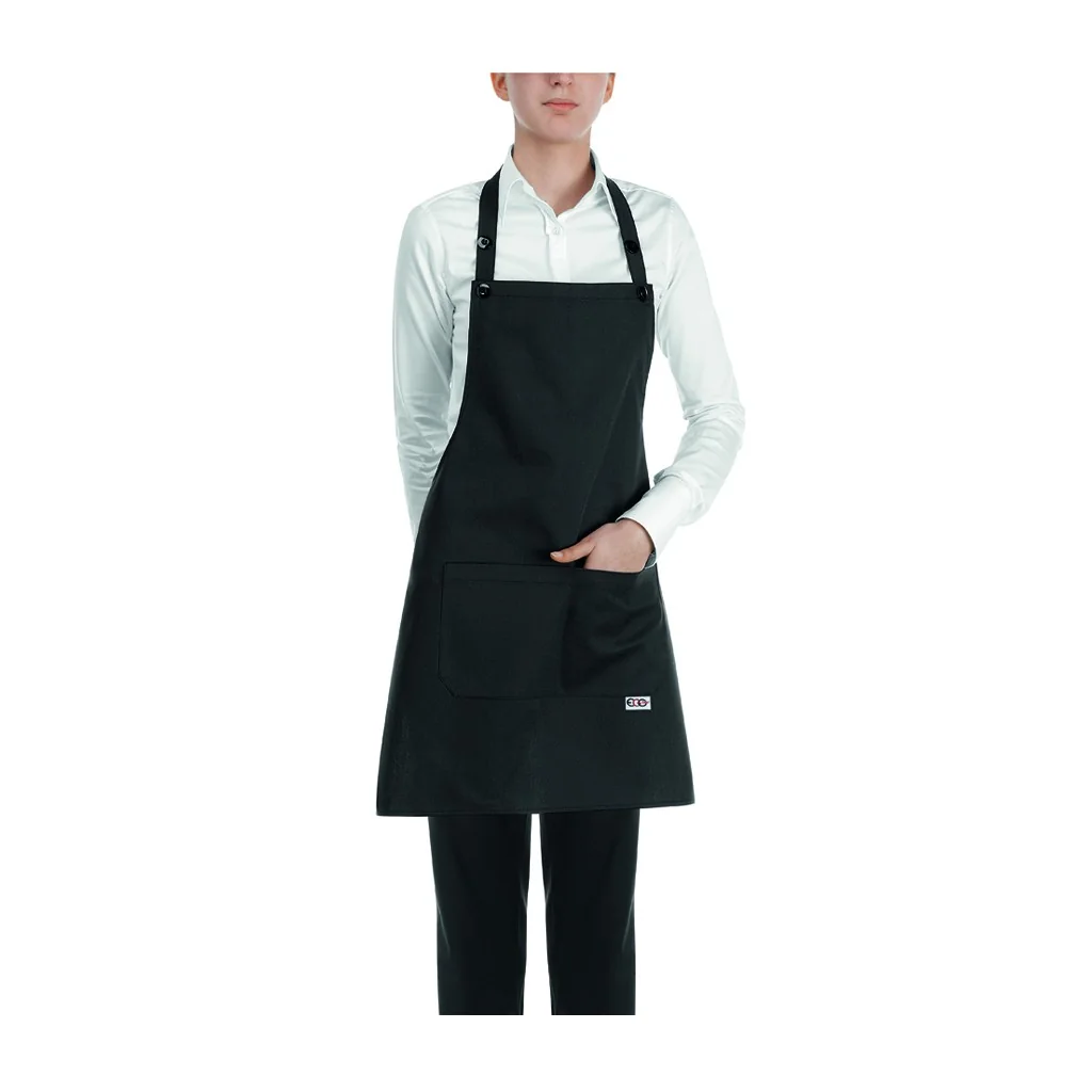 Grembiule Short Nero 100% Pol Egochef