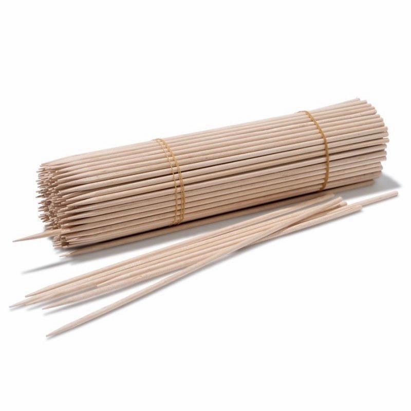 Stecconi Bamboo per Spiedini da 20 cm 200 pz Spessore 2,5 mm