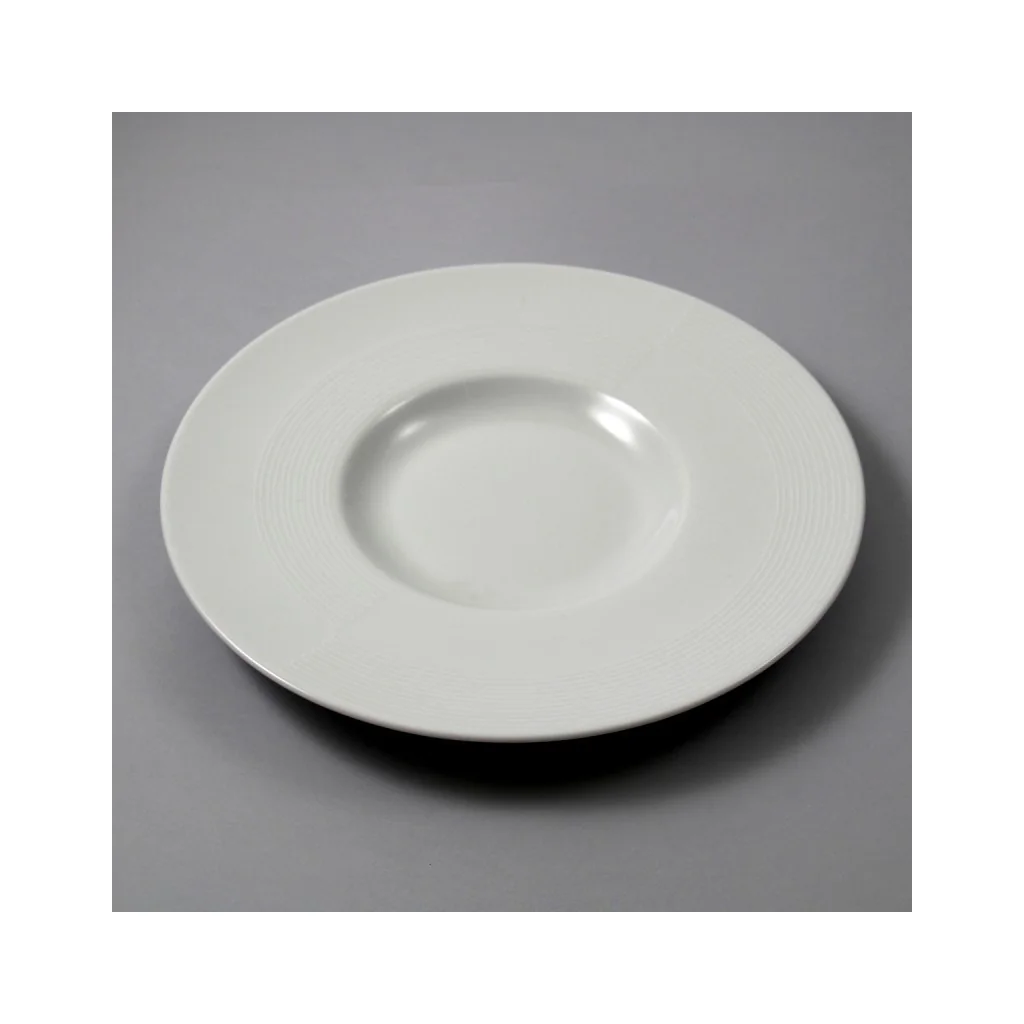 Piatto Piano Madrid Bianco in Porcellana Ø 31,8 cm Gural