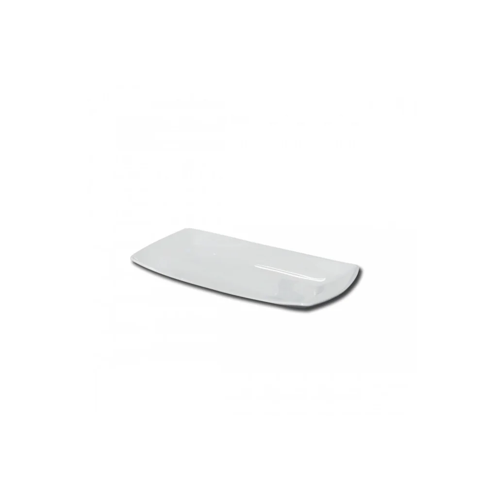 Vassoio Tokio Bianco 25x14 cm Porcellana Saturnia