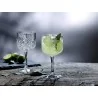 Set 4 Calici Gin Tonic Timeless 55 cl in Vetro Intagliato Pasabache