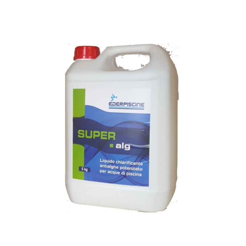 Detergente Alghicida Liquido Chiarificante Superalg 5 lt per Piscine
