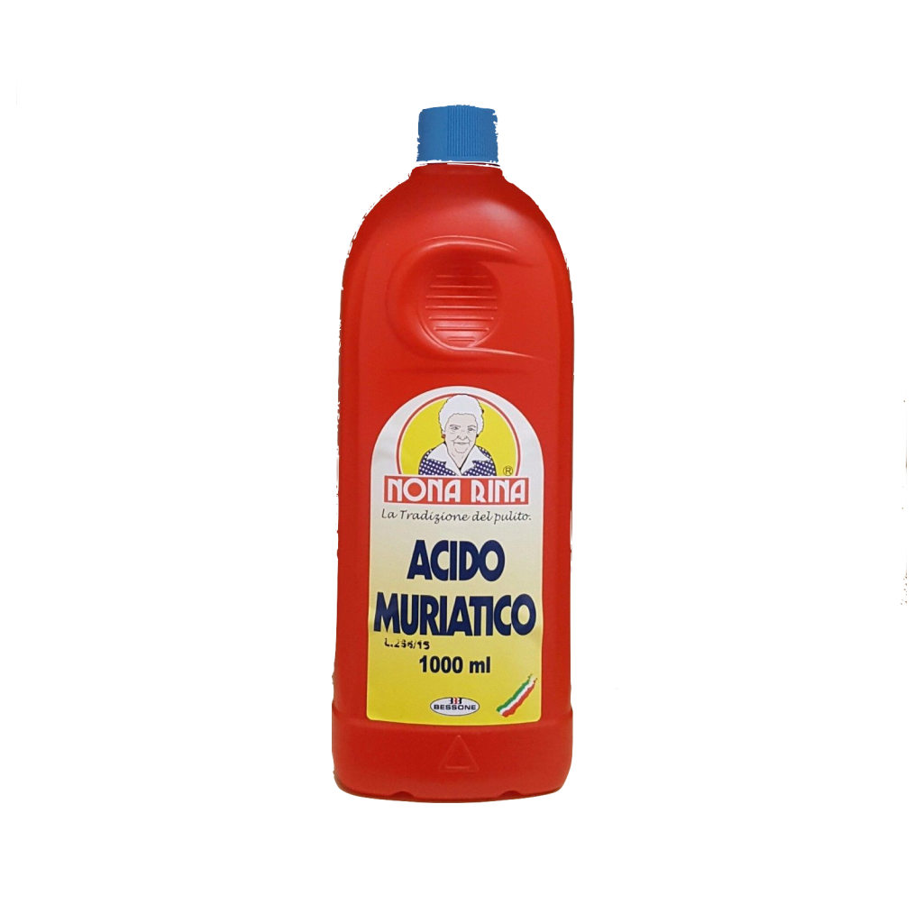 Acido Muriatico da 1 Lt Disincrostante per Sanitari e Tubature