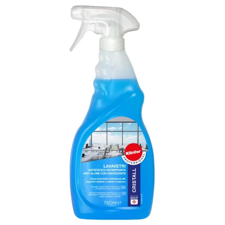 Detergente Lava Vetri Cristall da 750 ml Antistatico Klinfor