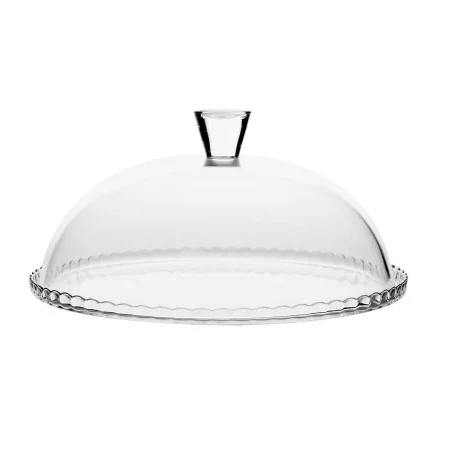 Piatto Torta con Campana da 32 cm in Vetro Pasabache