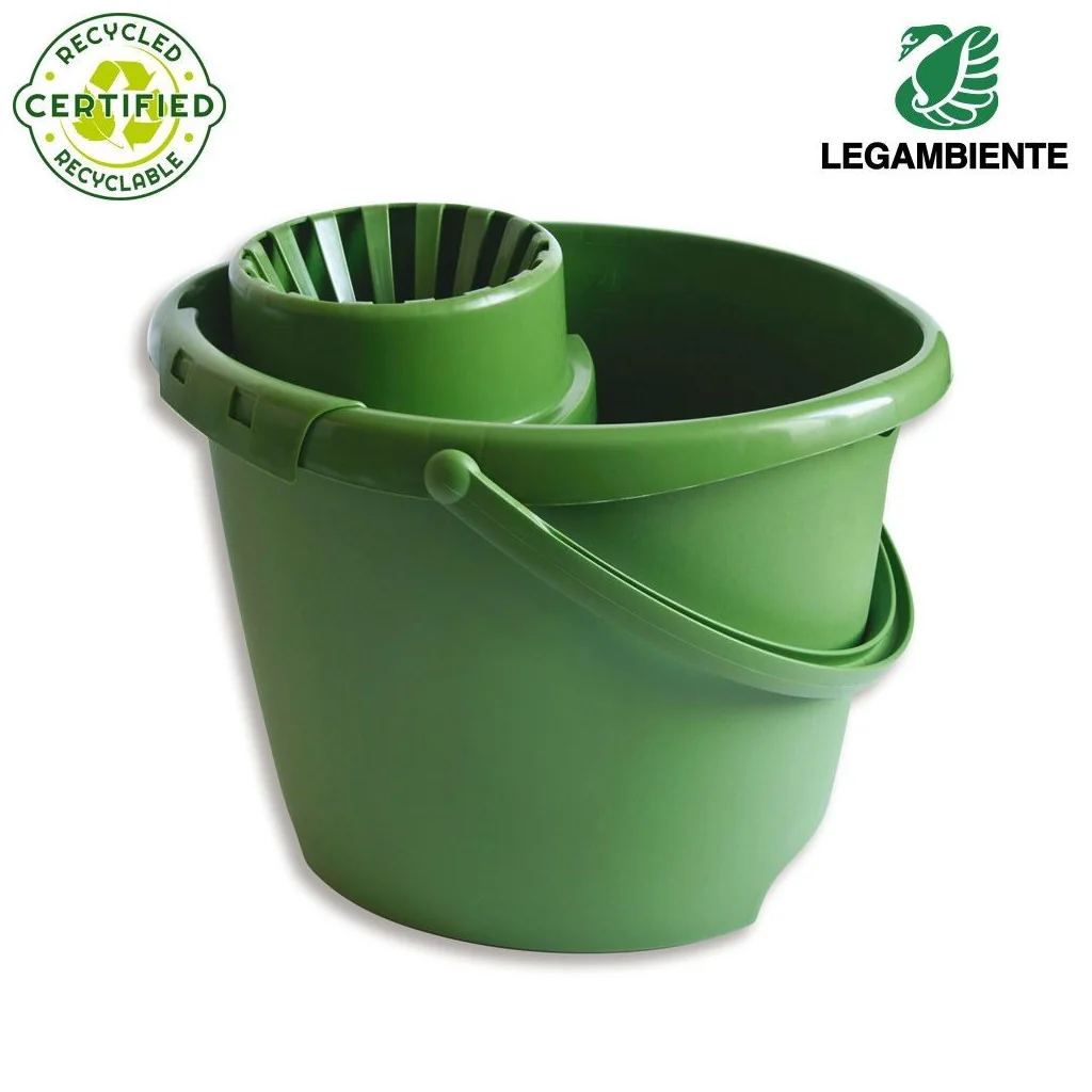 Secchio Strizzatore Bucket Eco 13 lt in Plastica Riciclata Arix