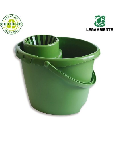Secchio Strizzatore Bucket Eco 13 lt in Plastica Riciclata Arix