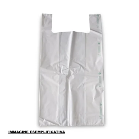 Buste Shoppers Biodegradabili Maxi Bianche 6 Kg
