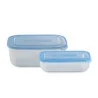 Set 3 Contenitori Sottovuoto Service 30x13,5x5 cm 1 lt Giganplast