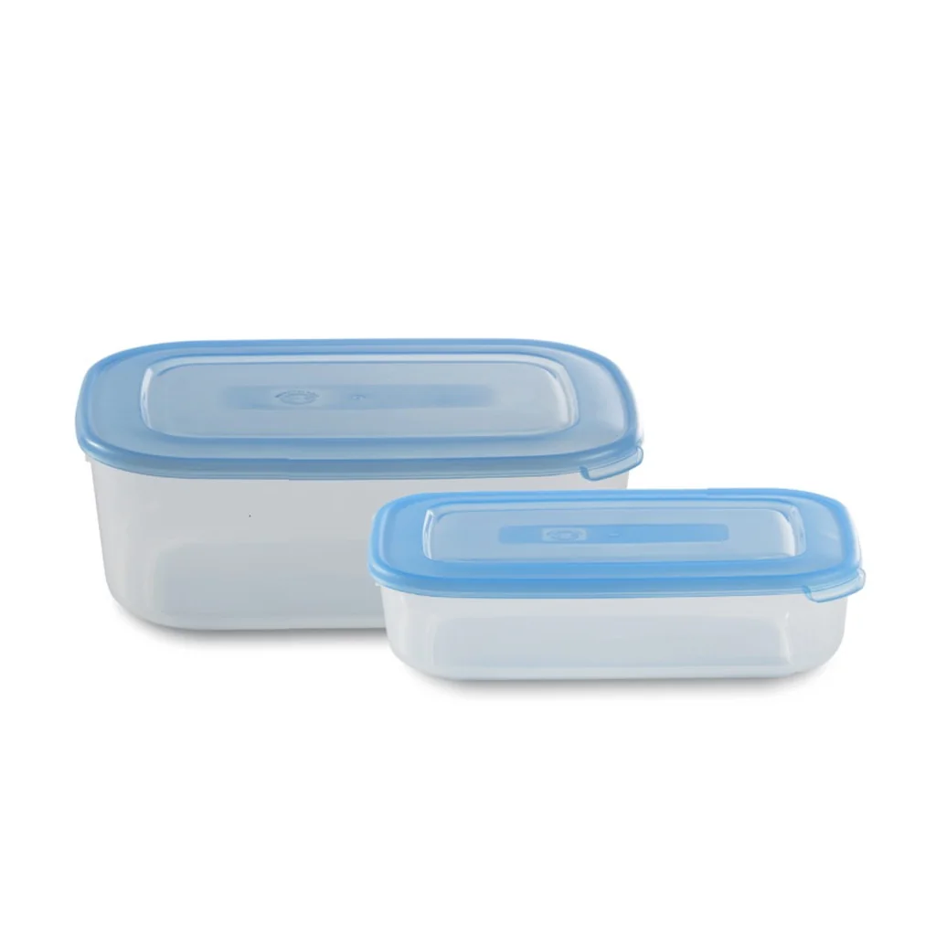 Set 3 Contenitori Sottovuoto Service 14x14x7 cm 0,75 lt Giganplast