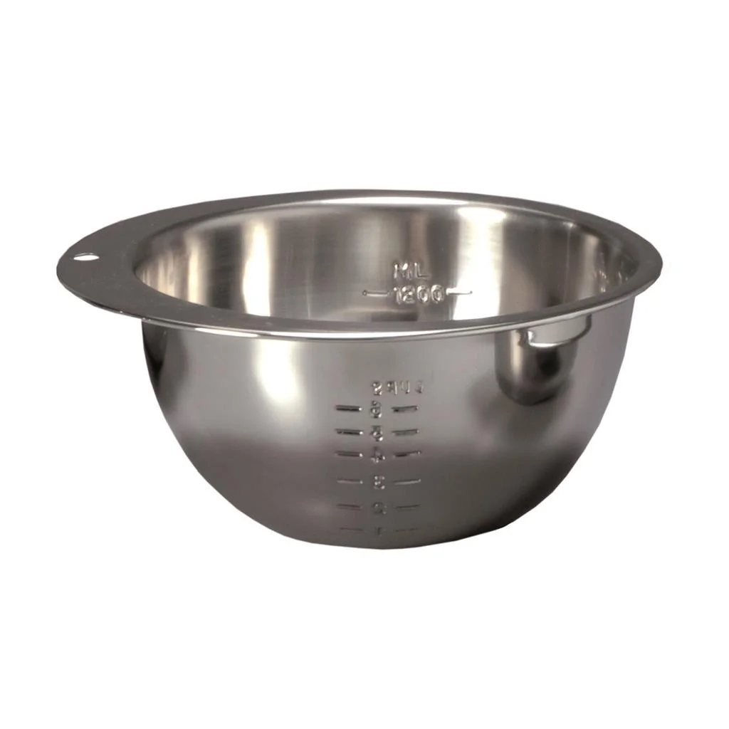 Coppa per Impasto Graduata 800 ml Inox