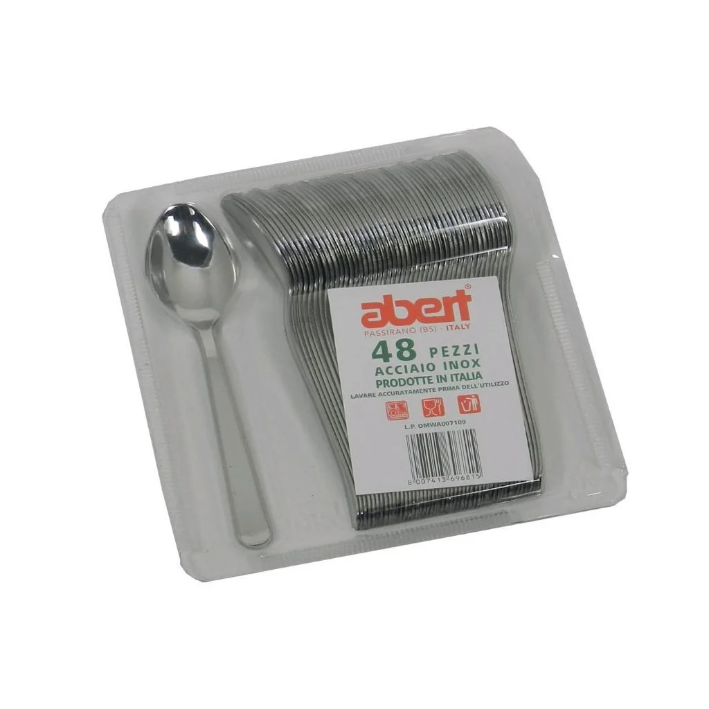 Cucchiaino Caffè Roberta 48 pz Acciaio Inox 18/C Abert