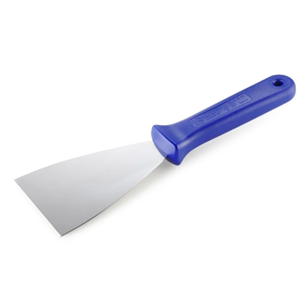 Spatola Acciaio Manico Blu 8 cm Thermohauser