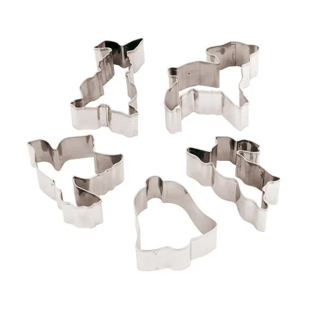 Set 5 Tagliapasta Pasqua 8x8 cm Acciaio Inox Sambonet Paderno