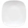 Piatto Pane Mimoza Bianco in Porcellana 16x16 cm Gural