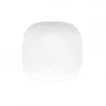 Piatto Pane Mimoza Bianco in Porcellana 16x16 cm Gural