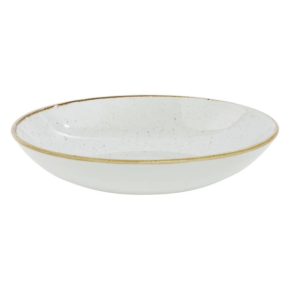 Piatto Fondo Stonecast Bianco in Porcellana Ø 25 cm Churchill