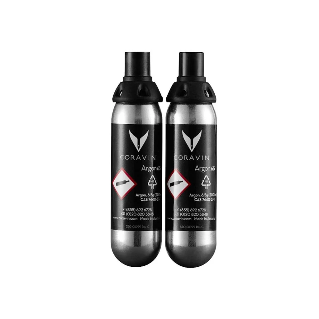 Kit 2 Capsule Gas per Sistema di Mescita Vino Coravin
