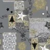 Tovaglia Tete A Tete Natalizia Chamonix Nera 40x120 cm 20 pz Ventidue