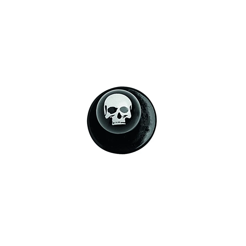 Set 12 Bottoni Neri Skull Egochef