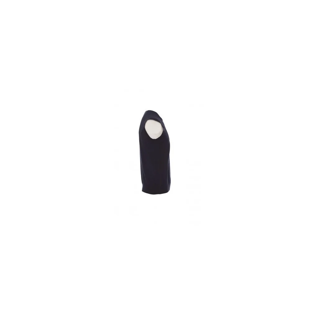 Gilet Cameriere Scollo A V Blu Navy in Misto Cotone Payper