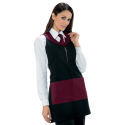 Grembiule Donna Madeira Bordeaux con Zip Isacco