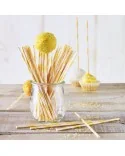 Bastoncini Cake Pops Arancioni 15 cm 48 pz Birkmann