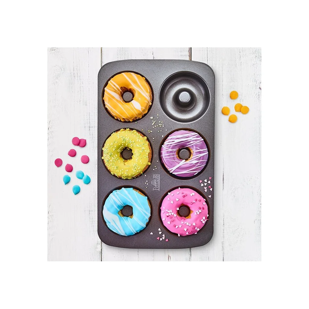 Teglia 6 Mini Donut Antiaderente 9 cm SCHONHUBER