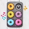 Teglia 6 Mini Donut Antiaderente 9 cm SCHONHUBER