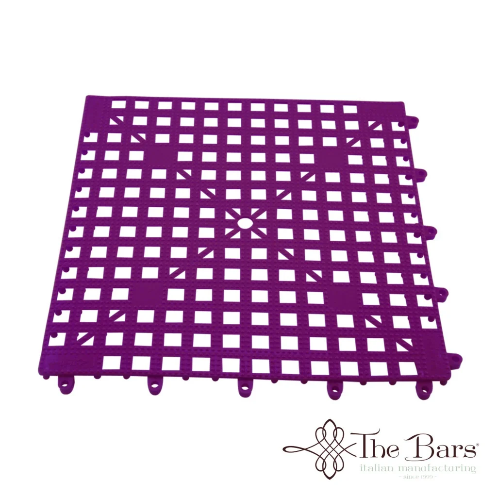 Tappetino Bar Componibile Fucsia 33x33 cm The Bars