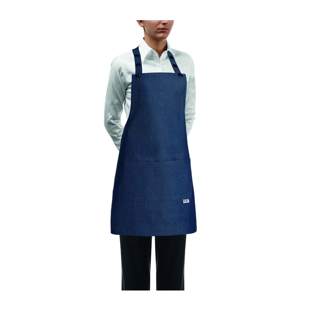 Grembiule Cameriere Short Bip Blu Jeans EgoChef