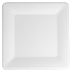 Piatto Quadrato Polpa Cellulosa Cm.26x26 Pz.50 Gdp