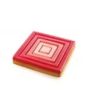 Stampo Tarte Ring Quadrato 200x200 mm Silikomart