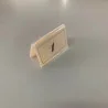 Espositore supporto doppio per numero tavolo in plexiglass trasparente Leone