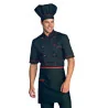 Grembiule Vita Nero - Profilo Rosso Isacco