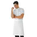 Grembiule Cuoco Vita Bianco Senza Tasca 70x60 cm Isacco