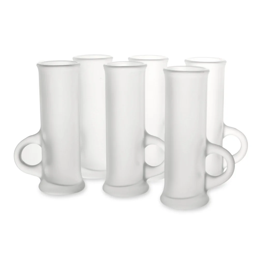 Set 6 Bicchieri Wodka Parma Satinati 5 cl Cerve