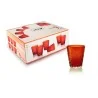 Set 6 Bicchieri Acqua Jade Rossi da 35 cl in vetro